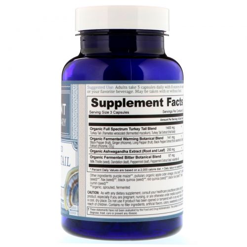 Ancient Apothecary, Fermented Turkey Tail, 90 Capsules