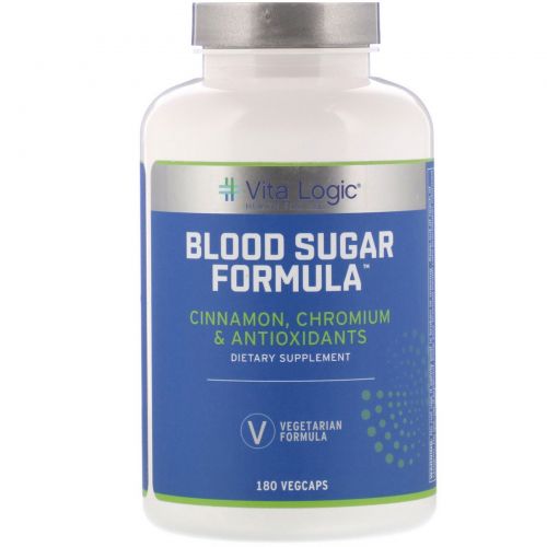 Vita Logic, Blood Sugar Formula, 180 Vegcaps