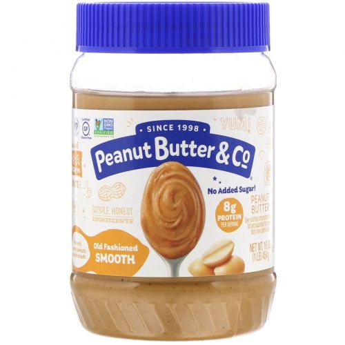 Peanut Butter & Co., Мягкое, сливочное арахисое масло по старому рецепту, 16 унц. (454 г)