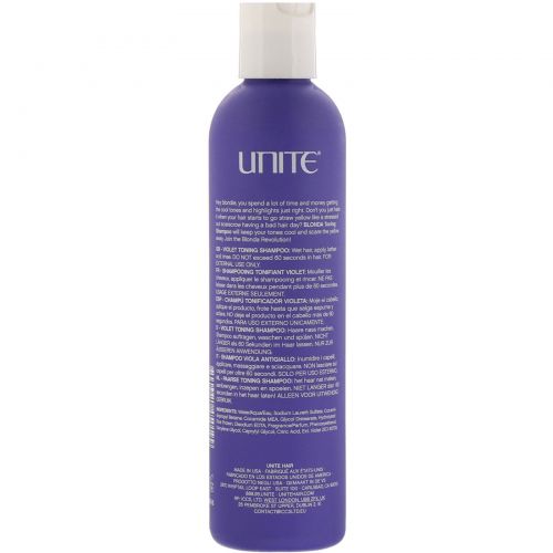 Unite, BLONDA Toning Shampoo, 8 fl oz (236 ml)