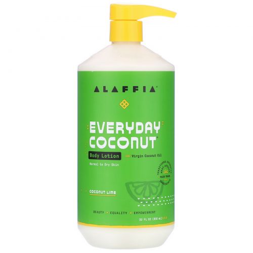 Everyday Coconut, Body Lotion, Ultra Hydrating, Dry/Extra Dry Skin, Coconut Lime, 32 fl oz (950 ml)