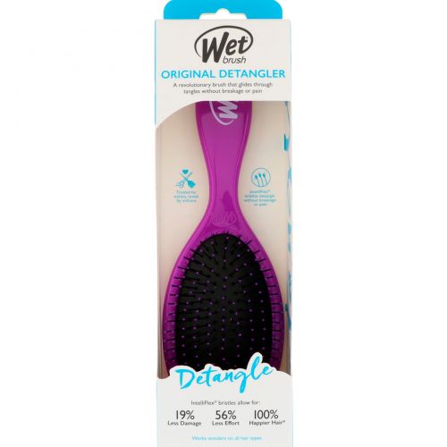 Wet Brush, Original Detangler Brush, Purple, 1 Brush