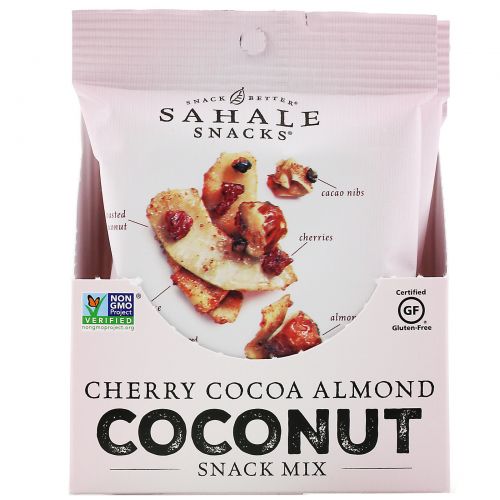 Sahale Snacks, Snack Mix, Cherry Cocoa Almond Coconut, 7 Packs, 1.5 oz (42.5 g) Each