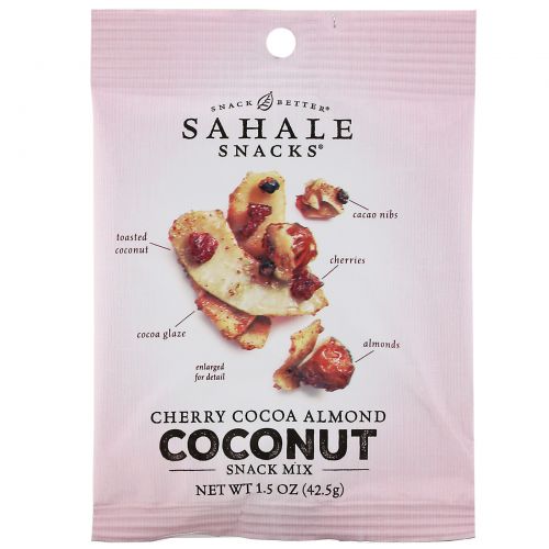 Sahale Snacks, Snack Mix, Cherry Cocoa Almond Coconut, 7 Packs, 1.5 oz (42.5 g) Each