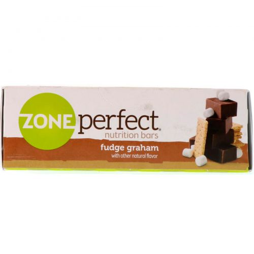 ZonePerfect, Классические полностью натуральные питательные батончики, Fudge Graham, 12 батончиков, 1,76 унции (50 г) каждый