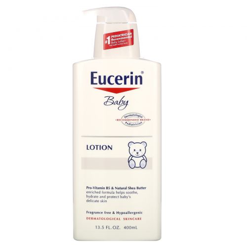 Eucerin, Детский лосьон без запаха, 400 мл