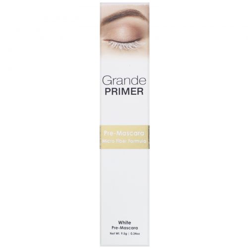 Grande Cosmetics, GrandePrimer, Pre-Mascara Micro Fiber Formula, White, 0.34 oz (9.5 g)