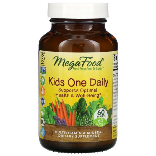 MegaFood, Для детей на каждый день, 60 таблеток