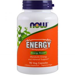 Now Foods, Energy, 90 капсул в растительной оболочке