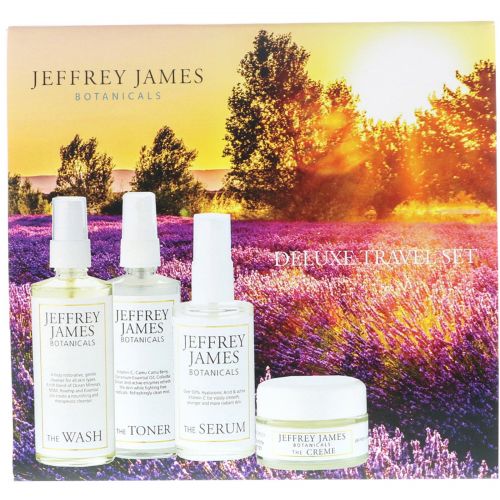 Jeffrey James Botanicals, Deluxe Travel Set, 4 Piece Set