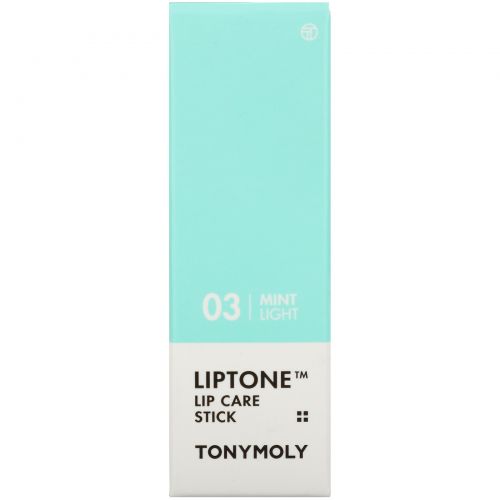 Tony Moly, Liptone, Lip Care Stick, 03 Mint Light, 0.11 oz (3.3 g)