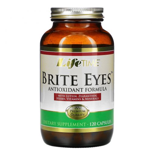 Life Time, Brite Eyes, антиоксидантная формула, 120 капсул