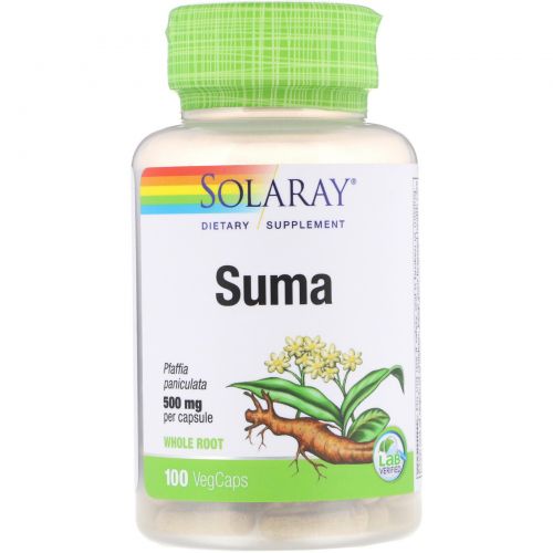 Solaray, Suma, 500 mg, 100 VegCaps