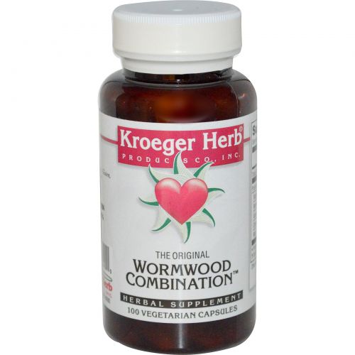 Kroeger Herb Co, Экстракт полыни, 100 капсул в растительной оболочке