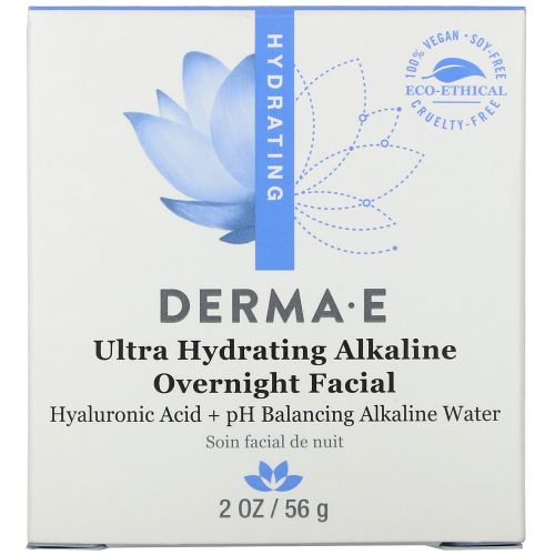 Derma E, Ultra Hydrating Alkaline Overnight Facial, 2 oz (56 g)