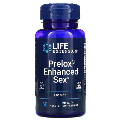 Life Extension, Prelox, естественный секс для мужчин, 60 таблеток