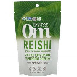 Organic Mushroom Nutrition, Рейши, грибной порошок, 3.57 унций (100 г)