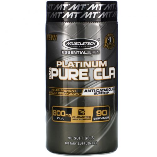 Muscletech, Platinum, Pure CLA , 90 Soft Gel Caps