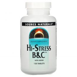 Source Naturals, Hi-Stress B&C, 120 таблеток