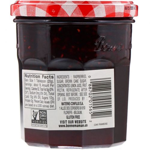 Bonne Maman, Raspberry Preserves, 13 oz (370 g)