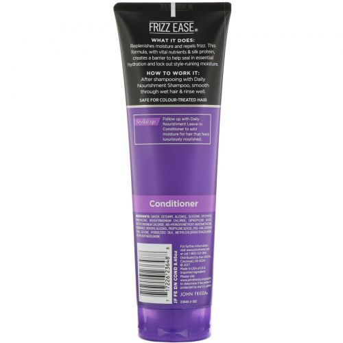 John Frieda, Кондиционер Frizz Ease, Daily Nourishment, 250 мл