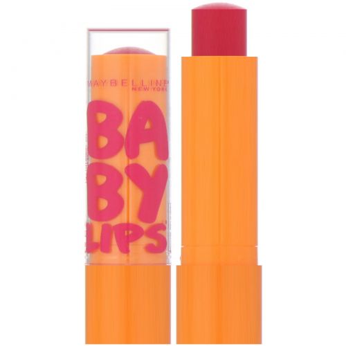 Maybelline, Увлажняющий бальзам для губ Baby Lips, вишня, 4,4 г