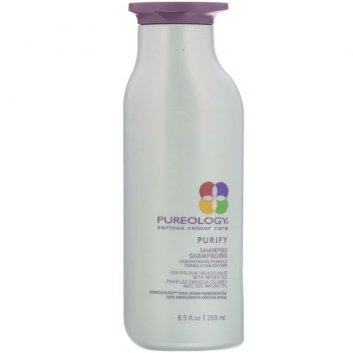 Pureology, Serious Colour Care, Purify, очищающий шампунь, 250 мл