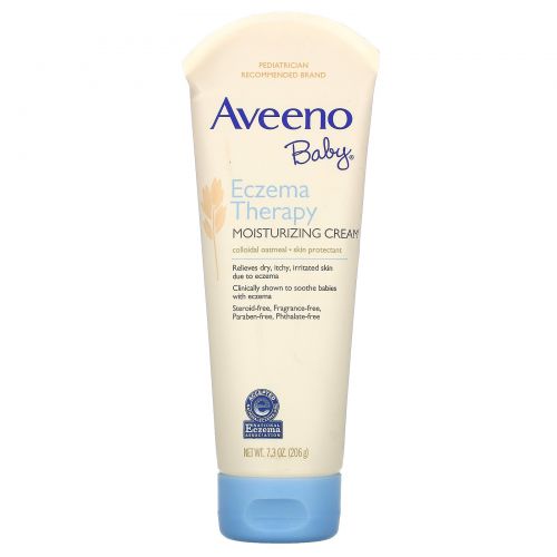 Aveeno, Baby, Eczema Therapy, Moisturizing Cream, 7.3 oz (206 g)