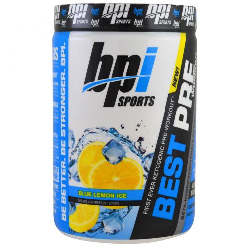 BPI Sports, Best Pre Workout, Blue Lemon Ice, 11.11 oz (315 g)