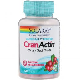 Solaray, CranActin, экстракт клюквы, AF, 120 вегетарианских капсул