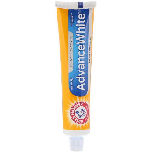 Arm & Hammer, Advance White, Baking Soda & Peroxide Toothpaste, Extreme Whitening with Stain Defense, 6.0 oz (170 g)