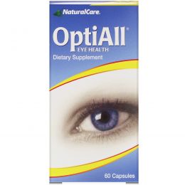 Natural Care, OptiAll здоровье глаз, 60 капсул