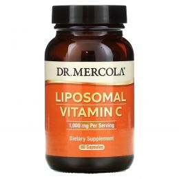 Dr. Mercola, Добавки высшего качества Витамин C в липосомах, 1000 мг, 60 липосомных капсул