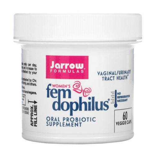 Jarrow Formulas, Fem Dophilus для женщин, 60 растительных капсул