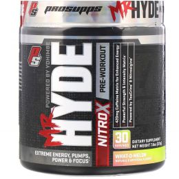 ProSupps, MR. HYDE, NITRO X, Pre Workout, WHAT-O-MELON, 7.8 oz (222 g)