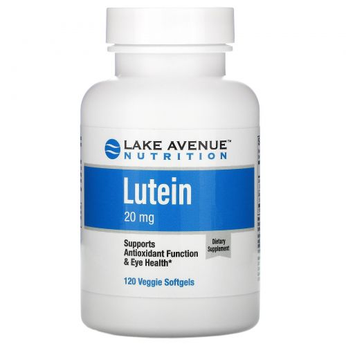 Lake Avenue Nutrition, Lutein, 20 mg, 120 Veggie Softgels