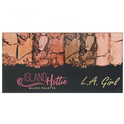 L.A. Girl, Палетка румян Island Hottie Blush Palette, 4 г (каждый оттенок)