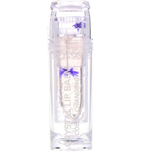 Blossom, Crystal Lip Balm, Color Changing, Purple, 3 g