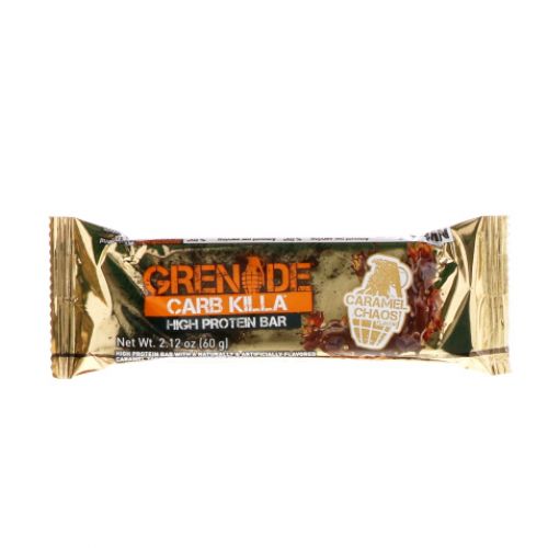 Grenade, Carb Killa Bar, Caramel Chaos, 12-2.12 oz bars , Net Wt 25.44 oz