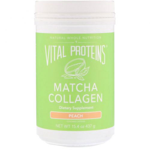 Vital Proteins, Маття коллаген, персик, 14,8 унц. (420 г)