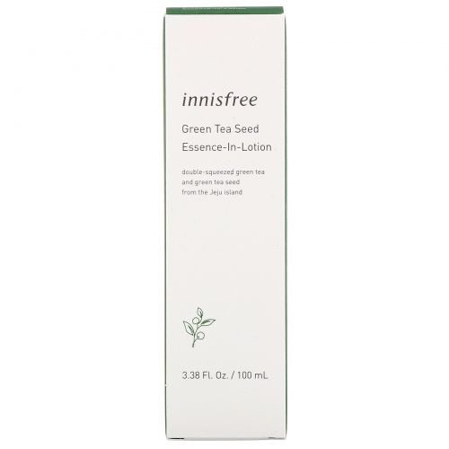 Innisfree, Эссенция-лосьон с экстрактом семян зеленого чая, 100 мл