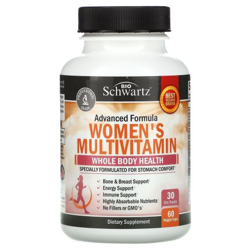 BioSchwartz, Advanced Formula Women's Multivitamin, 60 Veggie Caps