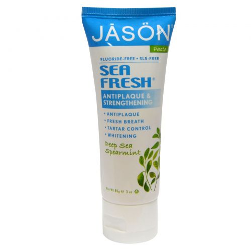 Jason Natural, Sea Fresh Antiplaque & Strengthening Toothpaste 3 oz