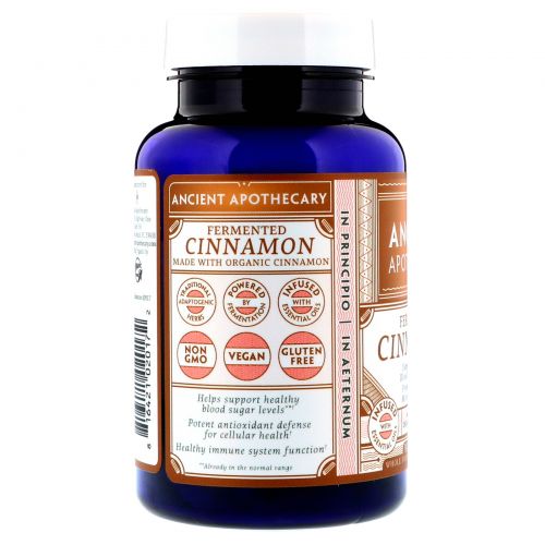 Ancient Apothecary, Fermented Cinnamon, 90 Capsules