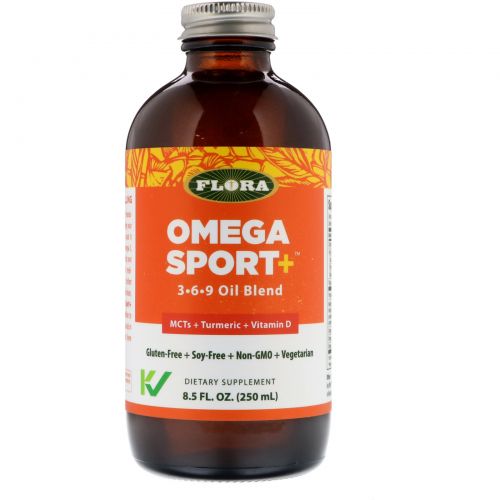 Flora, Omega Sport +, 3-6-9 Oil Blend, 8.5 fl oz (250 ml) (Discontinued Item)
