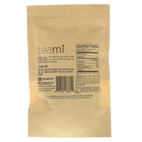 Teami, Colon Cleanse Tea Blend, 15 Tea Bags