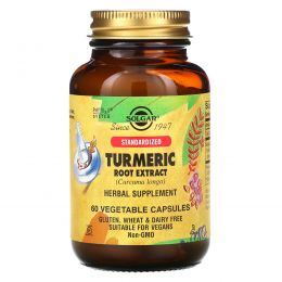 Solgar, Standardized Turmeric Root Extract, 60 Veggie Caps