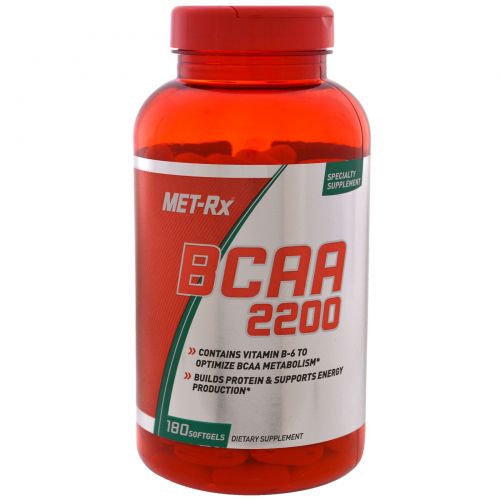 MET-Rx, BCAA 2200,  180 capsules