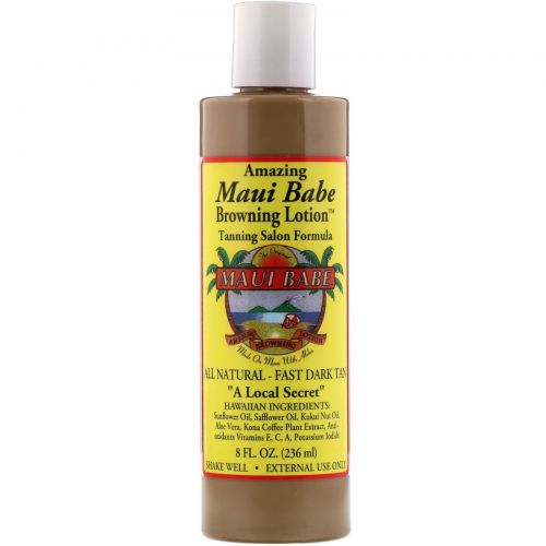 Maui Babe, Amazing Browning Lotion, Tanning Salon Formula, 8 fl oz (236 ml)