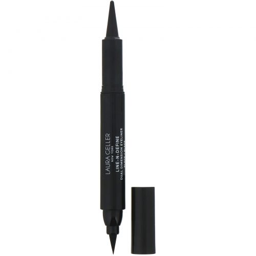 Laura Geller, Жидкая подводка Line-N-Define, Dual Dimensional Eyeliner, оттенок черный, 2 мл